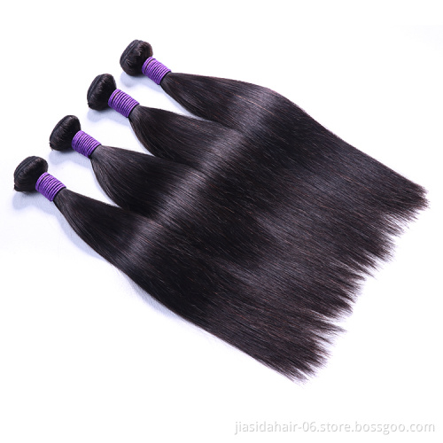 Straight Hair Double Drawn 100% Human Unprocessed Raw Brazilian Wholesale Vendors Bundles Cuticle Aligned Virgin Hair
